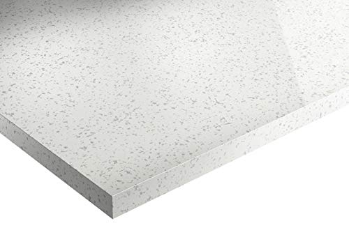 Bande De Bordure Wilsonart Everest Brillant – 3000 X 42 Mm, Effet Marbre, Pour Plan De Travail