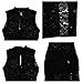 OCUH Black Lace Dress Sheer Maxi Dresses Sexy Outfit for Women Going Out High Slit Skirt Bodycon Vacation Party Wear (Black,Medium)
