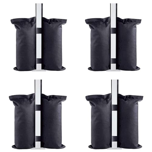 Juego de 4 bolsas de arena, sacos de arena, sacos de arena de 14 kg, tamaño L, para pabellón de recepción, protección contra inundaciones