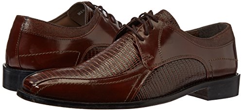 Stacy Adams Men�s Graziano Leather Sole Bike Toe Oxford
