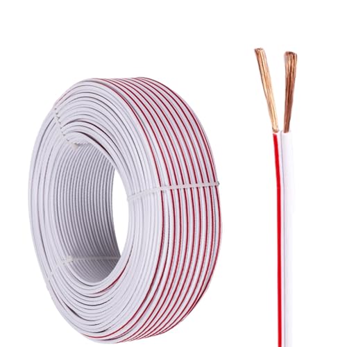 Câble d'extension plat cuivre pur 2.5mm2 pour éviter les pertes de tension rouge blanc