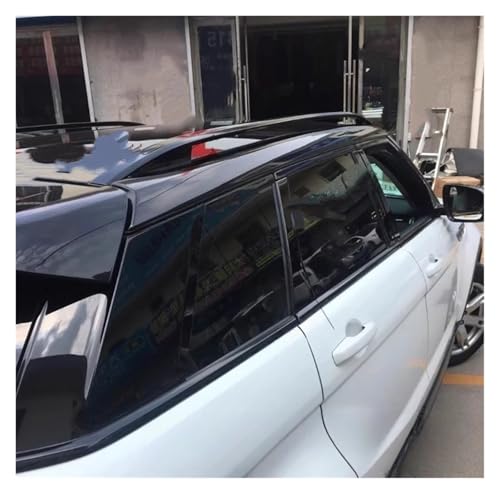 Barres de toit en aluminium aérodynamique premium pour Range Rover Evoque finition Silver - 4