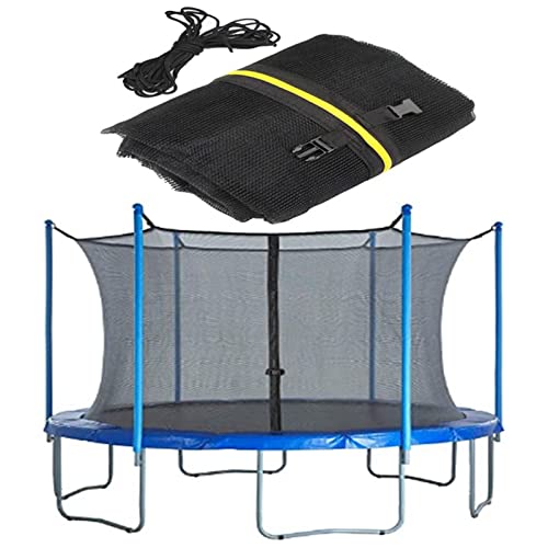 Filet de sécurité de remplacement pour trampoline usé évite les chutes avec sa glissière