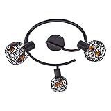 Ancho: 27 cm. Italux HP-716-03G-863WE ASTOR - Lámpara de techo (3 x 28 W, G9)