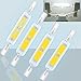 4 x R7S LED 78MM Bombilla LED R7S J78 Blanco Frio 6000K Lámparas 6W Equivalente a 50W Halógeno LED Bajo Consumo Tomosu R7S LED COB Lineal Slim 600 LM 360 Grados para Galería Pasillos Lámparas de Pared