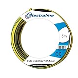 Corresponde al antiguo N07V-K Electraline 13100 - Cable unipolar FS17 (5 m, sección 1 x 1,5 mm², apto para cableado de cuadros eléctricos, circuitos eléctricos de ascensores, montacargas)
