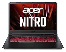 Acer Nitro 5 (AN517-54-56WC) Gaming Laptop 17 Zoll Windows 11 Home - FHD 144 Hz IPS Display, Intel Core i5-11400H, 8 GB DDR4 RAM, 512 GB M.2 PCIe SSD, NVIDIA GeForce RTX 3050 - 4 GB GDDR6