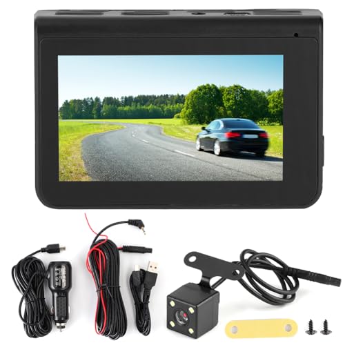 Cámara de tablero DAN&DRE con pantalla táctil de 3" y grabación frontal y trasera 1080P 6