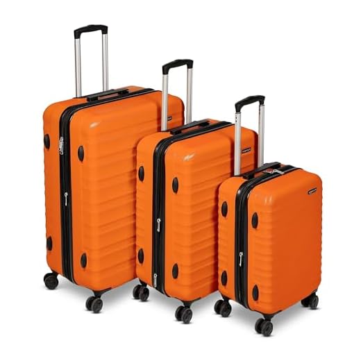 Amazon Basics 3-Piece Suitcase Set