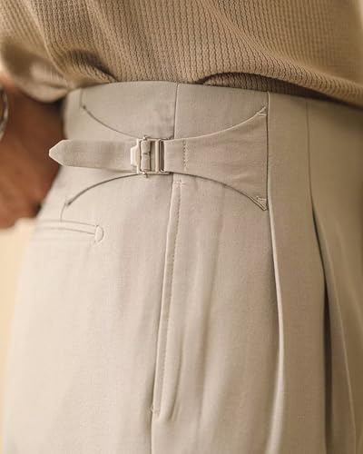 Men's Casual Pants Classic Gurkha Naples Italian Style Dress Pants Business Office Trousers Men2