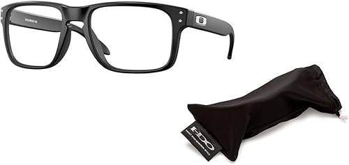 Miniatura 3 de Oakley Holbrook - Lentes cuadrados OX8156 para hombre + paquete con kit de gafas de diseñador iWear