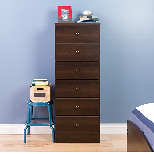 Prepac Astrid 6-Drawer Tall Chest, Espresso #TOP5