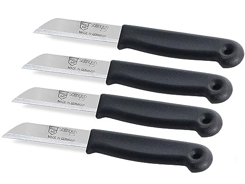 Schälmesser Set Gemüsemesser aus Solingen Kleines Küchenmesser Made in Germany Allzweckmesser mit Scharfem und Präzisem Schnitt aus Rostfreiem...