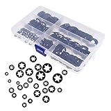 Cabilock 280stücke Fächerscheibe Mit Innenverzahnung Aus Manganstahl Fächerscheiben Mit Sternverzahnung Edelstahl-federscheiben Fächerscheibe Aufsteck-federscheiben Für Befestigung Und