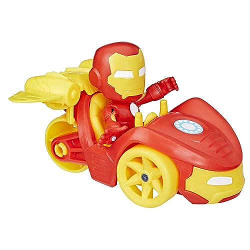 Spidey and His Amazing Friends Iron Racer Set, Action Figure with Vehicle and Accessory, Marvel Preschool Super Hero Toys by Spidey and his Amazing Friends - Image 2