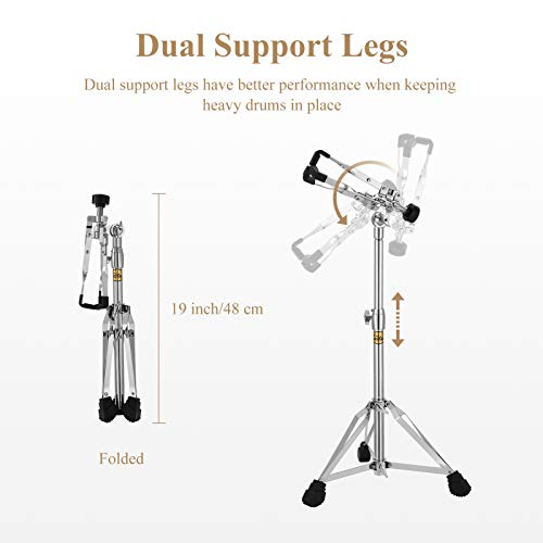 image for Eastar Snare Drum Set with Drum Sticks,for Beginners with Drum Stand, 