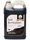 Farmer’s Secret Soil Revitalizer - Organic (OMRI Listed) Dirt Health Booster - Liquid Compost Soil Amendment - Activated Humic Acid - Great for Fall/Spring Application (128oz)