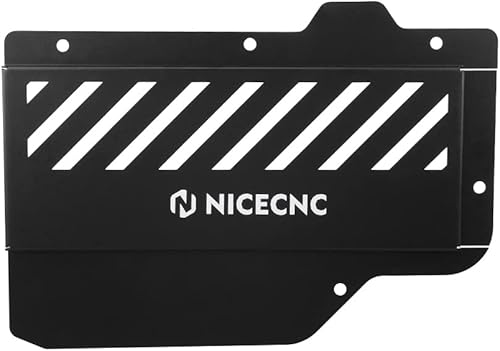 Miniatura 8 de NICECNC 2 placas de aluminio para batería izquierda y derecha compatible con Can Am Maverick X3 2017 2018 2019 2020, Maverick X3 Turbo RRR XDS XMR