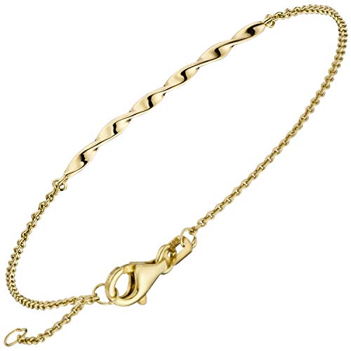 Jobo Damen-Armband aus 14 Karat 585 Gold 17,5 cm
