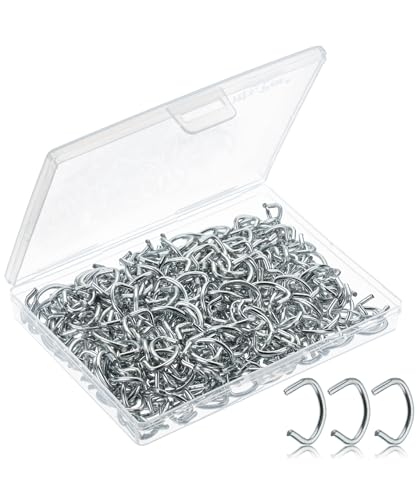 Mr. Pen- Galvanized Hog Rings, 1/2