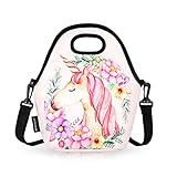 JOYHILL Kids Lunch Bag, Reusable Insulated Lunch Box, Detachable Shoulder Straps Lunch Tote Bag, Cut