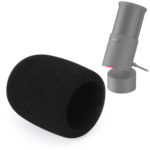 SoloCast 2 Pop Filter for HyperX SoloCast 2 and 1 - Foam Mic Covers Windscreen Suitable for SoloCast 2 Microphone and SoloCast Mic for Filter Ambient and Breathing Winds by YOUSHARES