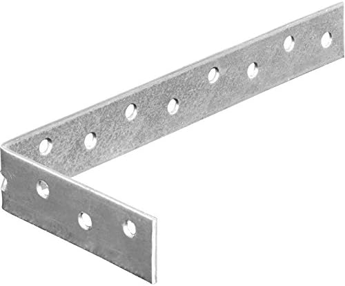 Heavy Duty Builders Bent Straps Quick and Easy Install, Superior Galvanised Finish Packs of 10 (600mm x 5mm x 30)