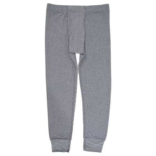Fruit of the Loom Boys' Premium 2-Pack Thermal Waffle Bottom Base Layer, Black/Heather Greystone, 14-16 - Image 2