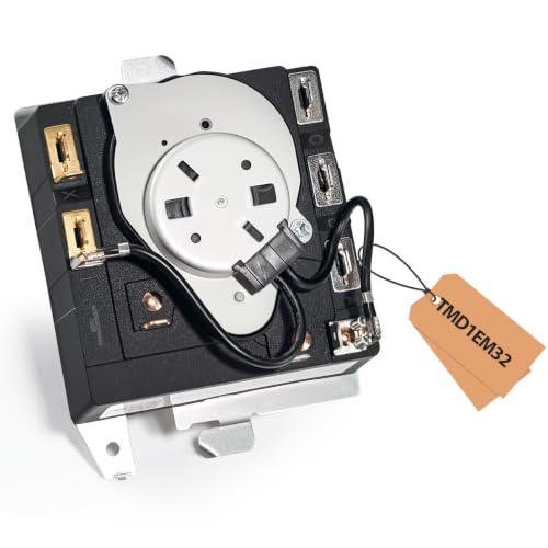 Image of TMD1EM32 WE04X36457 234D2377P006 CKDX36457X Dryer Timer | Compatible with GE /Hotpoint Dryer GTD38EASW0WS GTD38GASW0WS GTX38EASW0WS GTX38GASW0WS Part Replaces AP7243859 PS17873930