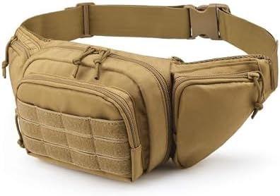 Fanny Pack for Men and Women with Adjustable Strap, Large Capacit...