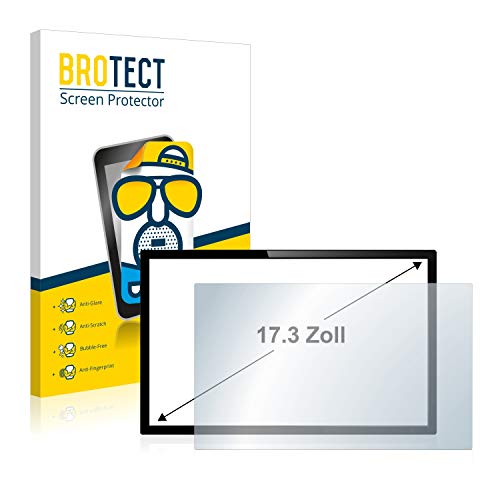 brotect Pellicola Protettiva Opaca 17.3' per PC touch panel con 43.9 cm (17,3 pollici) [383 mm x 215...
