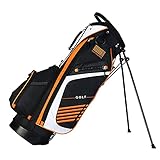 Yclty Golftasche mit 14-Wege-Teiler, Tragbare Golf Cartbag Standbag mit Wasserdichtem, Verschleißfestem, Strapazierfähigem Golf Stand Bag, Platzsparende Damen-Herren-Golftasche