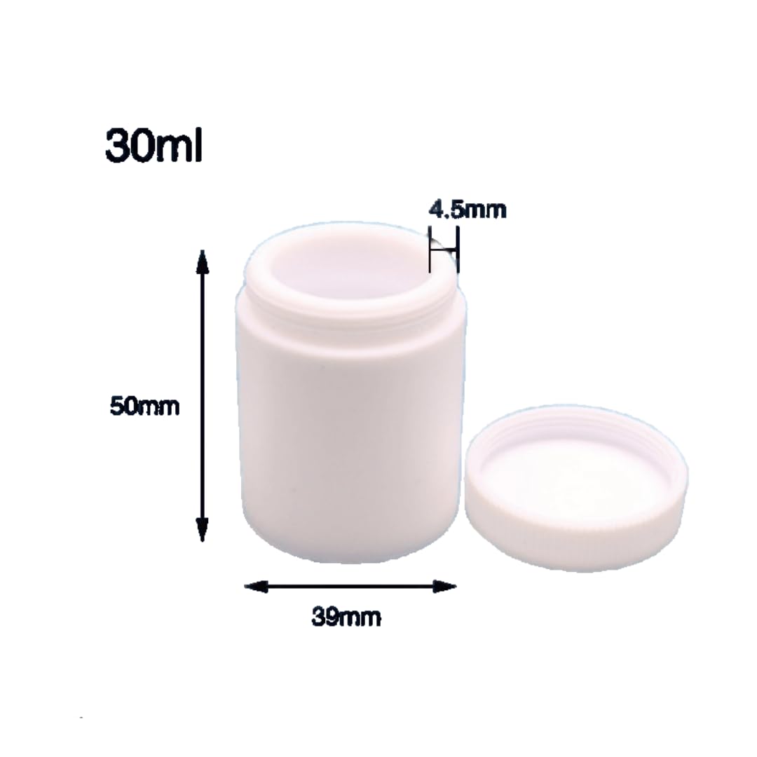 Butelki z odczynnikami PTFE odporne na wysokie temperatury — 1 szt. szczelnie zamykana puszka do przechowywania kwasów i zasad(30ml)