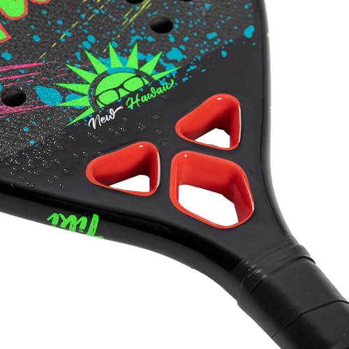 Raquete de Beach Tennis 100% 3K Fibra de Carbono (3K TIKI)