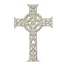 Stonebriar Accents of Faith 11.5" Worn White Cast Iron Hanging Cross