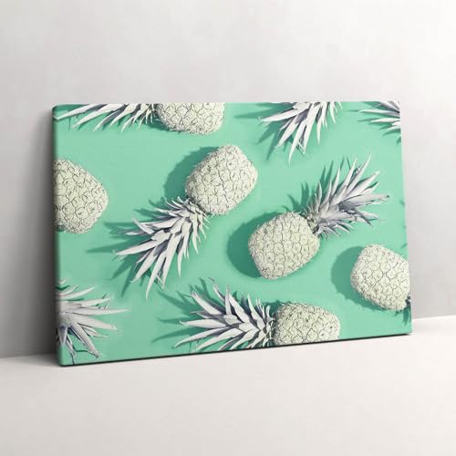 Tableau Photo sur Toile Ananas Wallfluent 60x40cm pour réveiller un mur blanc triste