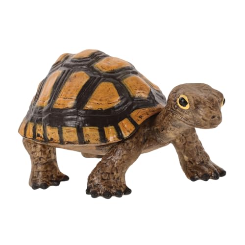SUPVOX Giocattolo Di Realistico in Pvc Statuina Decorativa Da Acquario o Giardino Educativo Per Ragazzo Figure Da Collezione Forniture Per Tartarughe