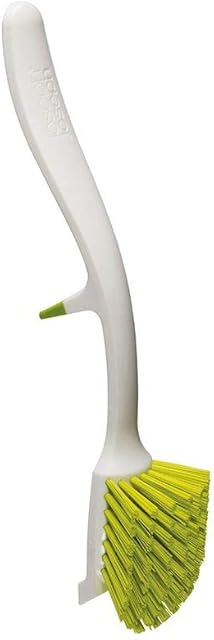 Joseph Joseph Edge Dish Washing up, Scrubbing Brush White/Green