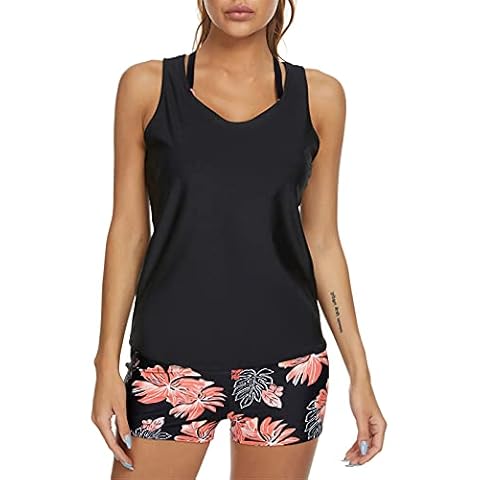 JASAMBAC Women's Tummy Control Swimsuit Set Cover
