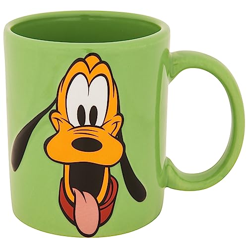 Taza de cerámica verde 11oz diseño Pluto miniatura 1