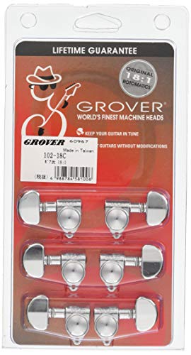 GROVER 102N ＬＰタイプペグセット！グローバー 3x3 　ニッケル新品 Amazon | 【国内正規輸入品】 GROVER グローバー ギター・ペグ