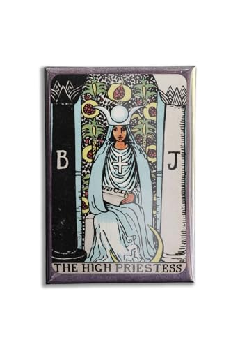 Imán para refrigerador The High Priestess Tarot miniatura 1