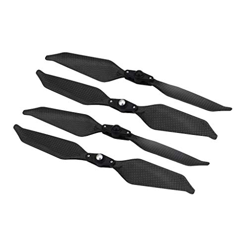 Preisvergleich Produktbild TPulling DJI Phantom 3 Drohne Zubehör 4 Stück Zweiflügelige Geräuscharme Kohlefaserlamelle Faltbare lärmarme Propeller-Zusätze der Carbonfaser-9455 für DJI Phantom 3 (B)