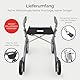 byACRE Carbon Overland/All Terrain Carbon-Rollator/Stoßdämpfende, große Luftreifen / 6,7 kg leicht/Zusammenfaltbar mit Sitz (Mitternachtsblau)