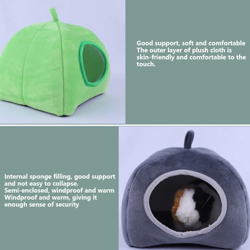 Casa de esconderijo para hamster,Almofada da casa da cobaia | Acessórios para casa de esconderijo de