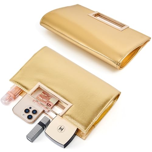 Image of Gurina Evening Clutch Purses for Women Formal Party Clutch Bags Cocktail Prom Fashion PU Leather Shoulder Handbags