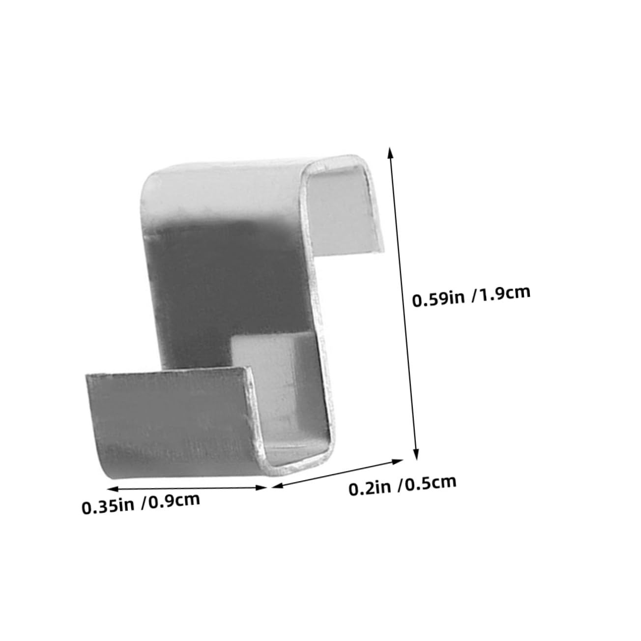 GALPADA 50Pcs Greenhouse Clips Heavy Duty Z Clamps for Glass Panel Fixing Weather Resistant Stainless Steel Easy Installation Greenhouse Repair Supplies