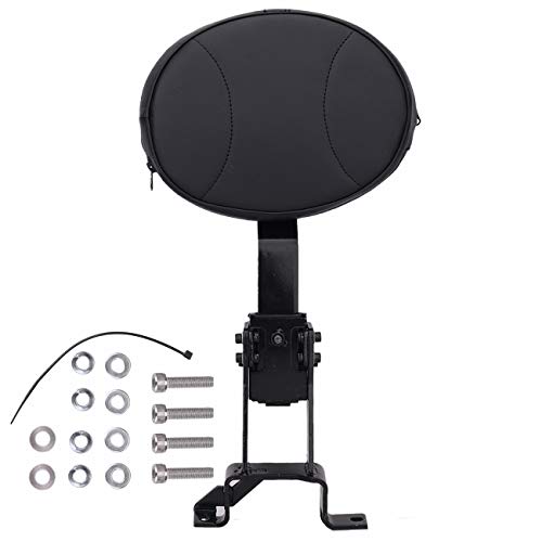 AUFER Driver Rider Backrest Sissy Bar Pad Back Rest Mounting Kit, for chief Classic Chieftain Roadmaster Springfield 2014-2019 (Detachable, Adjustable, Plug-In) - Thumbnail 3