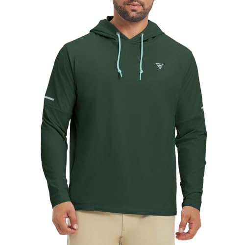 Image of M MAELREG Hoodies for Men Golf Fleece Hooded Sweatshirts Dry Fit Athletic Lightweight Casual Midlayer Mens Hoodies Pullover