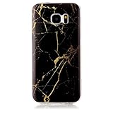Lomogo Samsung [Galaxy S7 Edge] / G935 Hülle Silikon Marmor, Schutzhülle mit Marmormuster Stoßfest Kratzfest Handyhülle Case für Samsung Galaxy S7Edge - YIHU24042#9